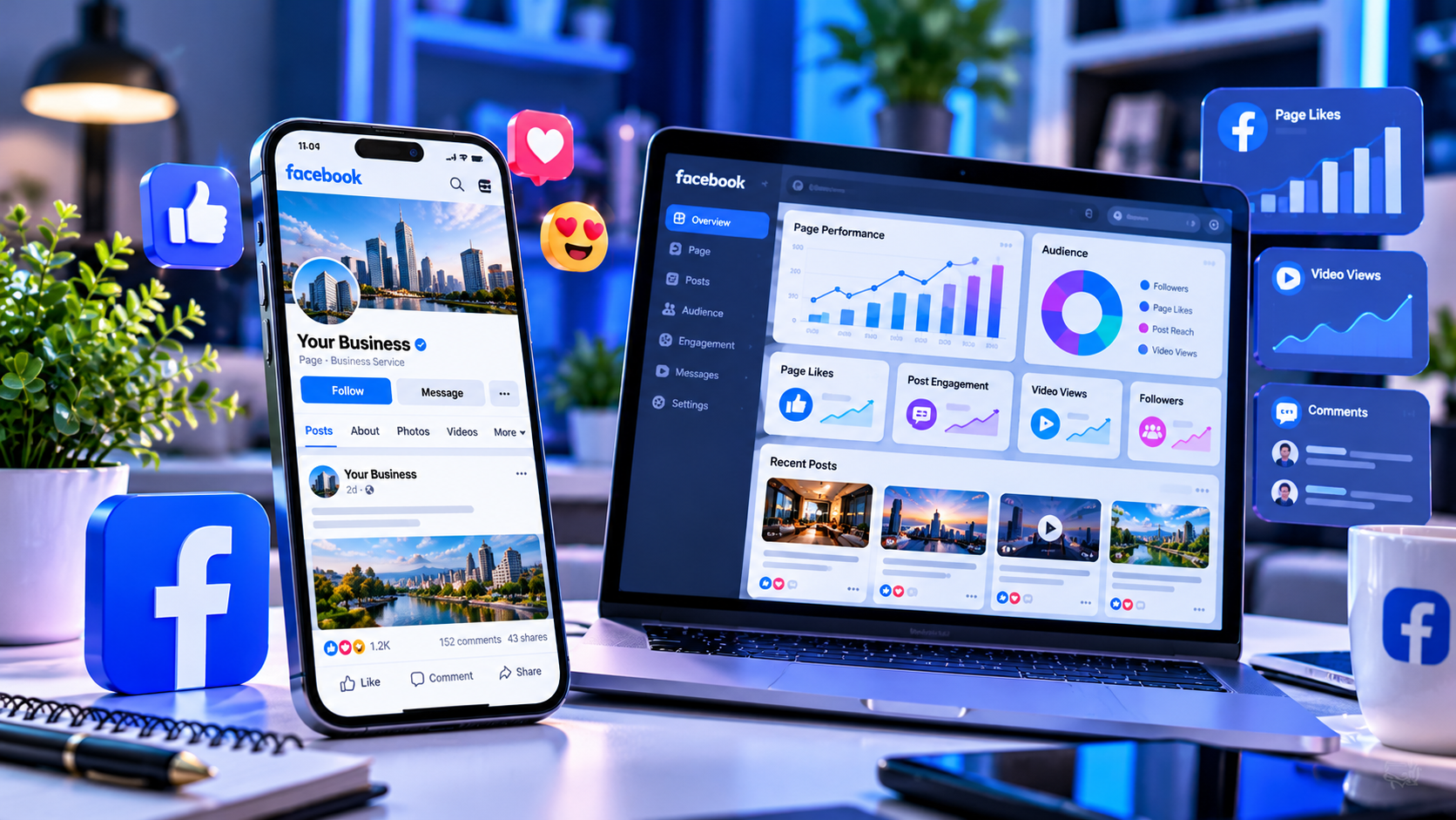 Social media service categories for Instagram, Facebook, TikTok, X, and Telegram